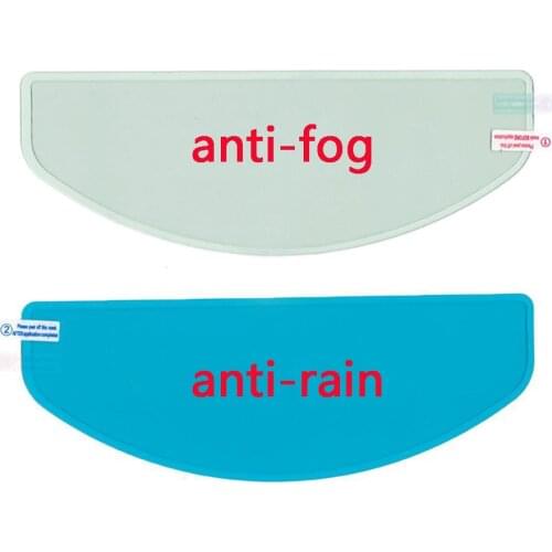 Helmet Clear Anti-Fog Patch Film Universal Lens Film For Motorcycle Visor Fog Rain Resistant Moto Racing Accessorie