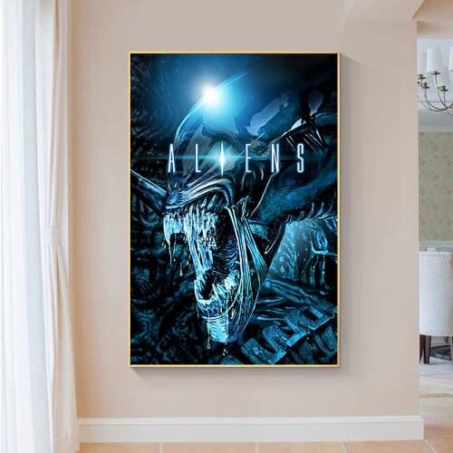 SP003 Silk Cloth Wall Poster Aliens movie Sigourney Weaver, Alien Art Home Decoration Gift