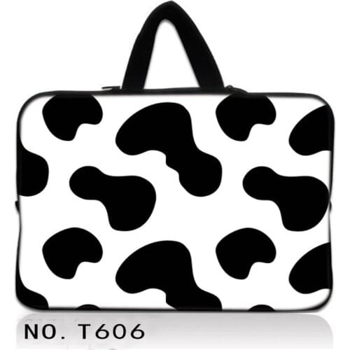 Cow Stripe Design Laptop Sleeve Bag 12 13 13.3 14 15 15.6 17 Notebook Bag funda For Macbook Air Pro 13 15 16 Computer Case Cover