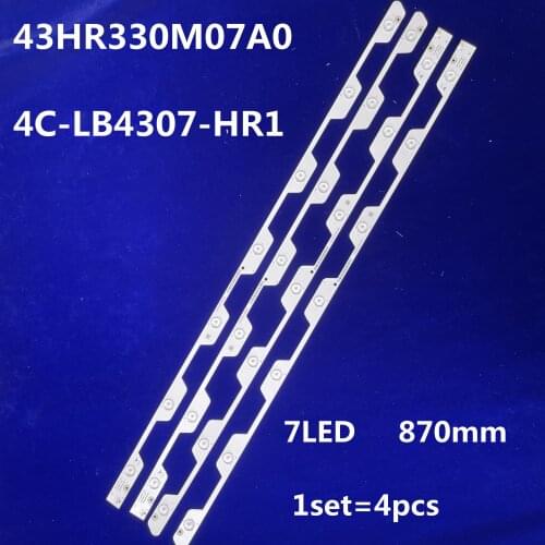 LED backlight strip 7 lamp for TCL 43E5800 L43E5800A-UD 43HR330M07A0 4C-LB4308-PF1