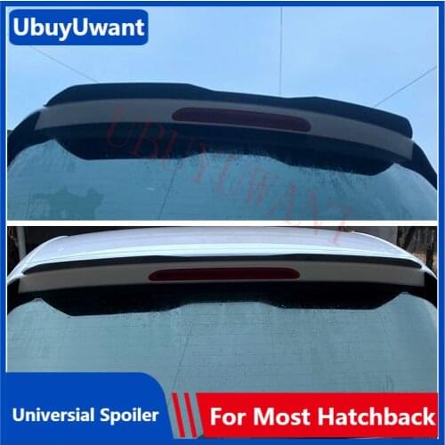 UBUYUWANT Universal Hatchback Spoiler For Tenho Citroen DS6 Car Tail Wing Decoration Rear Roof Spoiler For BMW F20 VW MK5 GTI