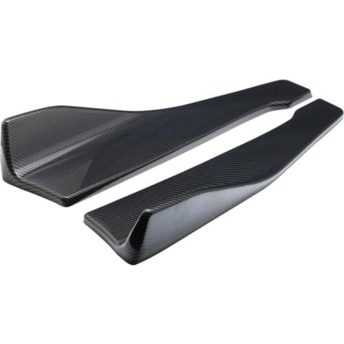 Universal Vehicles Black Exterior Rear Side Bottom Line Extensions Splitter Lip Car Diffusers For BMW Audi Honda