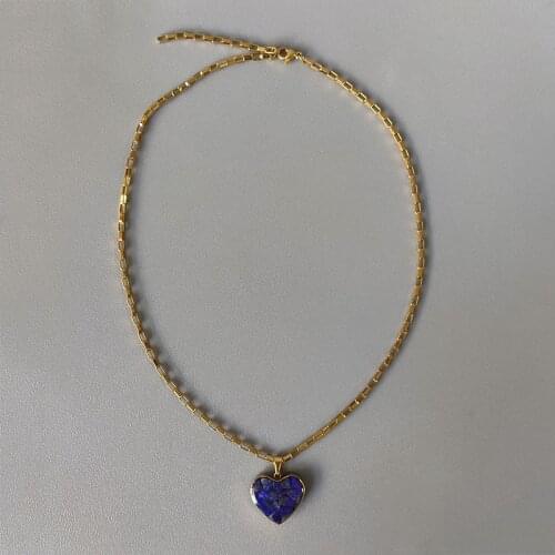 High-quality stainless steel heart-shaped pendant necklace variety of pendants to choose bohemian fashion clothes accessories