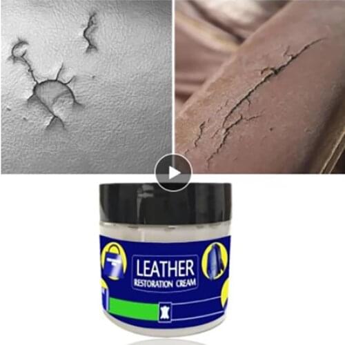 1pc Leather Polish Excellent Vinyl Repair Filler Leather Skin Repair Kit Resin Adhesive Professional Smooth Interior Sofa Seat
