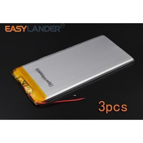 3.7V 3900mAh Rechargeable li Polymer Li-ion Battery For Tablet MID panel E-Book Power Bank Portable Consumer 4563135