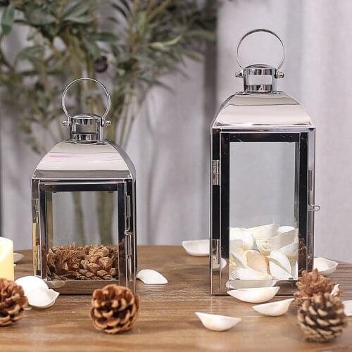 Декоративные серебряные подсвечники 4NQD China At AliExpress