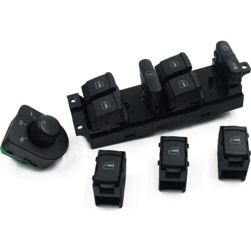 5PCS For Volkswagen VW JETTA GOLF MK4 POLO BORA A4 BEETLE 1J4 959 857D 1J1 959 565A Power Window Mirror Control Switch Button