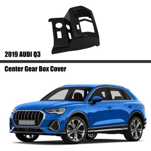 For AUDI Q3 2019 2020 2021 Interior Accessories Car Rear Armrest Air Outlet Trim Panel Cover ABS Interior Modification
