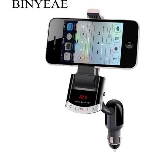 Bluetooth FM Transmitter Wireless Radio Adapter Handsfree Aux Car Kit with Dual USB Ports and 1.4 inch Display Screen