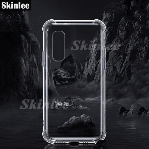 Skinlee For Realme Narzo 30 5G Transparent Case Official Original Shockproof Four-corner Clear Cover For Realme 7 4G