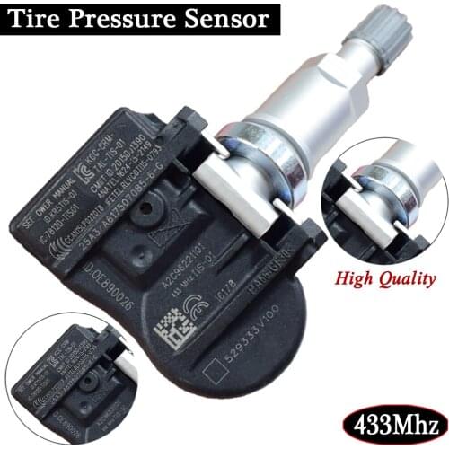 1Pcs New Car TPMS Sensor Tire Pressure Monitor System Sensor For Hyundai iX350 Asuna Sunrunner 433Mhz 52933-3V100 529333V100