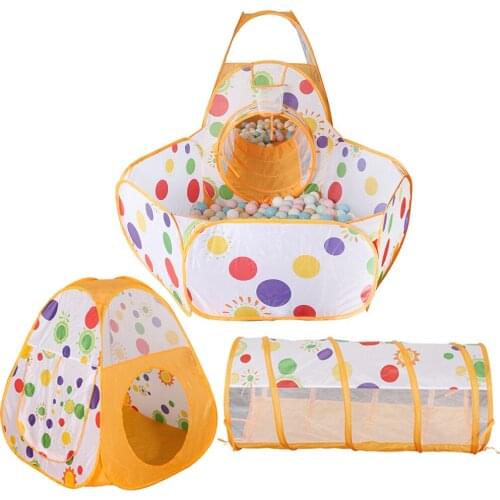 3pcs Baby Beach Tent Children Waterproof Sun Awning Tent UV-protecting Sunshelter Child Beach Pool Tent Outdoor Camping