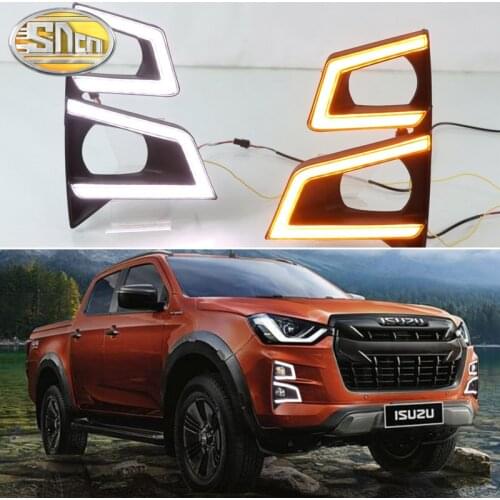 For ISUZU D-max Pickup 2020 2021 Dynamic Turn Yellow Signal Relay Waterproof 12V Car Lamp DRL LED Daytime Running Light Fog Lamp