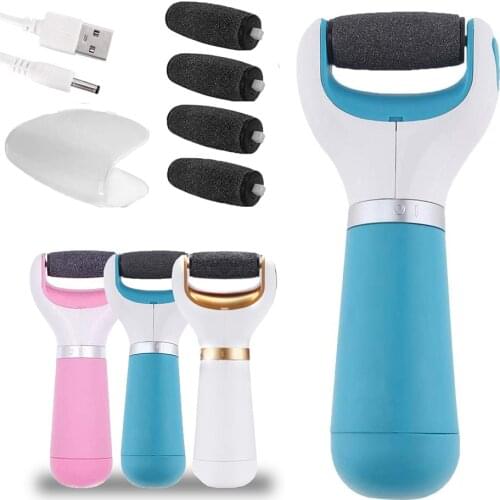 2Pcs Electric Foot File Vacuum Callus Pedicure Tools Hard Skin Remover Roller Head Replacement Feet Skin Care Tool