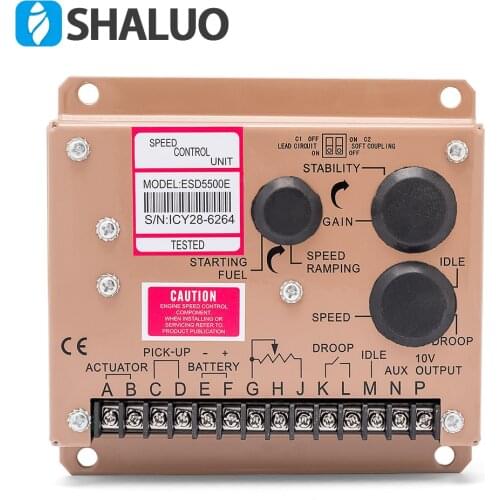 Hot sale ESD5500E Generator Speed Controller module 5500E electric speed Governor 12v 24v DC motor control diesel engine part