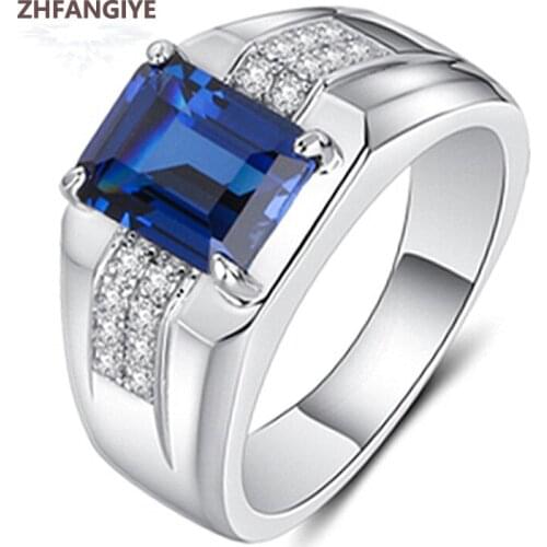 Fashion Ring 925 Silver Jewelry with Emerald Zircon Gemstone Finger Rings for Men Women Wedding Party Gift Ornaments Wholesale