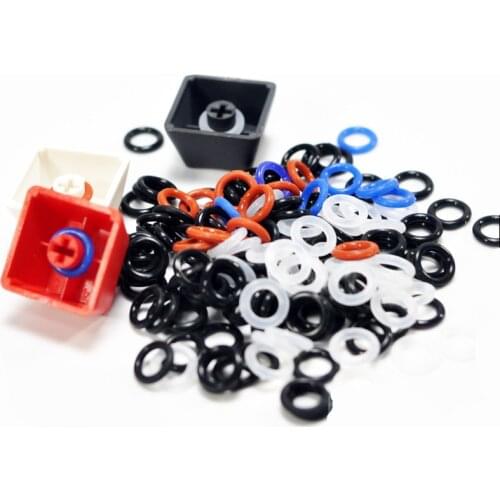 120PCs Keycaps O Ring Seal Switch Sound Dampeners For Cherry MX Keyboard Damper Replacement Noise Reduction Keyboard O-ring Seal