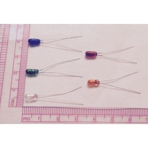 Mix Miniature lamp beads 3mm 9v/60ma 12v/80ma Indicator Bulb Bombilla Incandescent Filament light beads