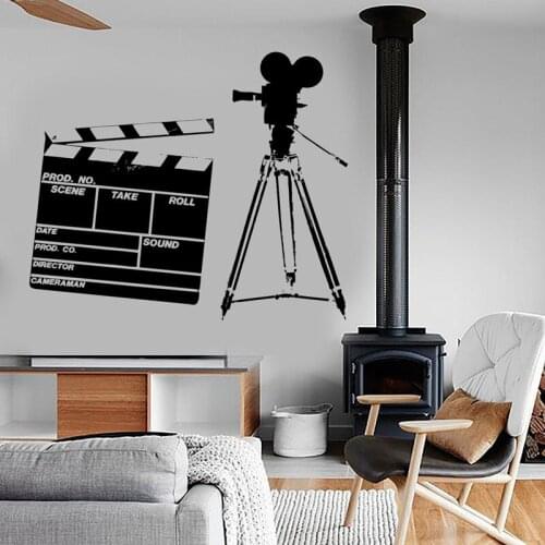 Cinema Decoration Wall Stickers Home Theater Theater Directors Lounge Family Living Room Wall Decoration Vinyl Decals Gifts XJ9