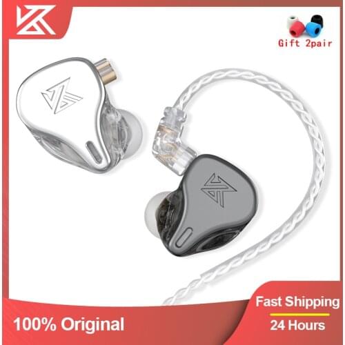 KZ DQ6 3DD Dynamic Driver HIFI In Ear Earphone High Resolution Headphone Noise Cancelling Headset KZ ASX ZAX EDX ZSX CCA CS16
