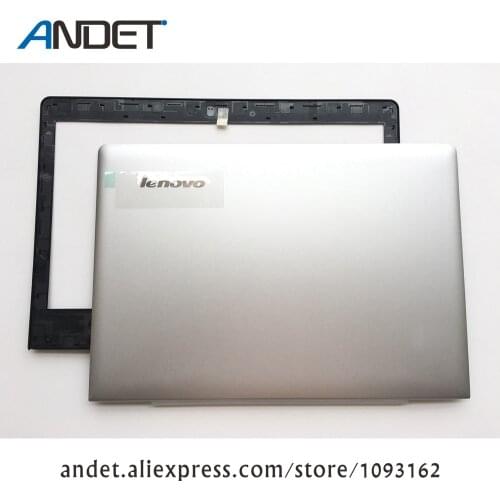 New Original Top Case for Lenovo S41 S41-30 S41-45 S41-70 U41-70 300S-14ISK 500S-14ISK Back Cover Rear Lid &Lcd Bezel Silver