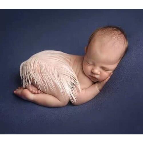 Newborn Photography Prop Infant Baby Boy Girl Photo Shoot White Feather Funny Cosplay Black Backdrops New born fotoshooting Prop