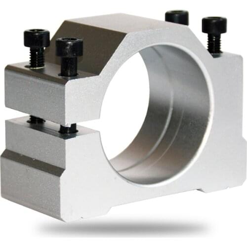 1pcs spindle clamp 52mm aluminum spindle mounts/fixture/chuck/ bracket Clamp/holder Clamps/ hold seat /fastening