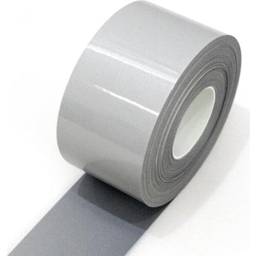 High Visibility Silver Reflective Tape Heat transfer Vinyl Film DIY Fabric Iron on For Clothing