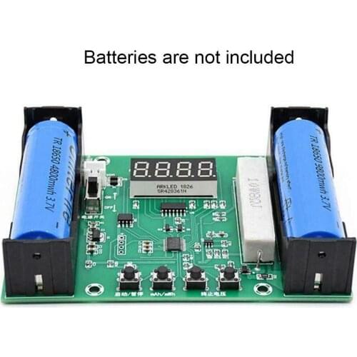 3mm Battery Capacity Tester Circuit Board Electronic Monit Electronic Lithium MwH MaH Discharge Load Battery Digital I6P6