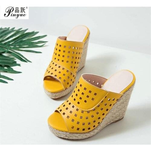 New Women Wedges Platform Sandals Fashion Casual Peep Toe High Heels Shoes Slippers Strap Sandal Femmes Sandales Zapatos Mujer
