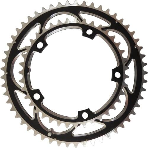 TRUYOU Chainring 130 BCD 53T 52T 50T 48T 42T 39T 38T Ring Chainwheel Road Bicycle Folding Bike CNC for Double Chain Wheel
