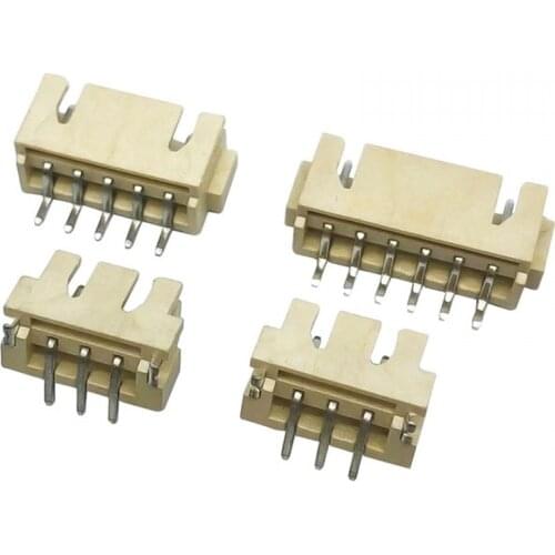 1000pcs SMD XH2.54 2/3/4/5/6/7/8/9/10/11/12P 2.54mm pitch Horizontal/Vertical SMD Wire JST Connector Housing Pin Header