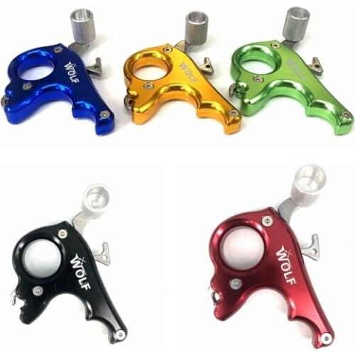 Finger Stainless Steel Release Aid Archery Caliper Release for Compound Bow Archery Arrows and Bow Release