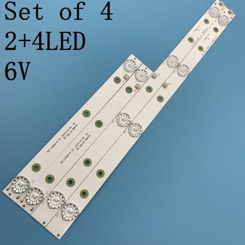 32 inch LED Backlight Strips for AKAI AKTV3221 MS-L0928-L/R 32LED38P 32HD340 Smart JS-D-JP3220-041EC E32F2000 D32-0A35