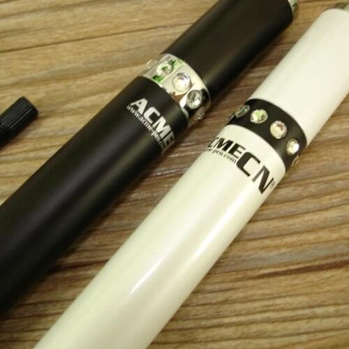 ACMECN 33g Metal Heavy Ballpoint Pen Unique Silver & Black Epoxy Logo Ball Pens Mini Pocket size Unisex Pens for Christmas Gifts