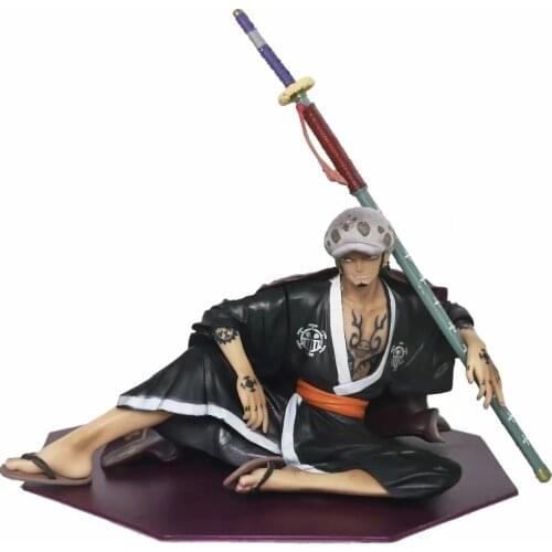 Anime one piece POP Trafalgar D Water Law PVC Action Figure Figurines Collectible Model Doll Toy gift