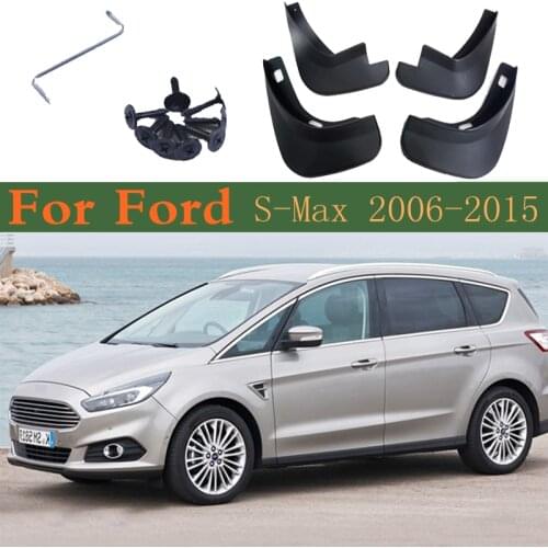 Over Fender Mud Flaps Guard Splash Flap Mudguard Accessories Car Mudflap Fender For Ford S-Max WA6 2015-2006 2014 2012 2010