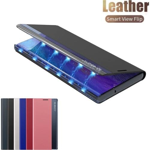 Smart View Flip Case for Samsung Galaxy A31 A51 A71 A11 A32 A52 Leather Stand Flip Case for Samsung M21 M31 M30S M51 Cover