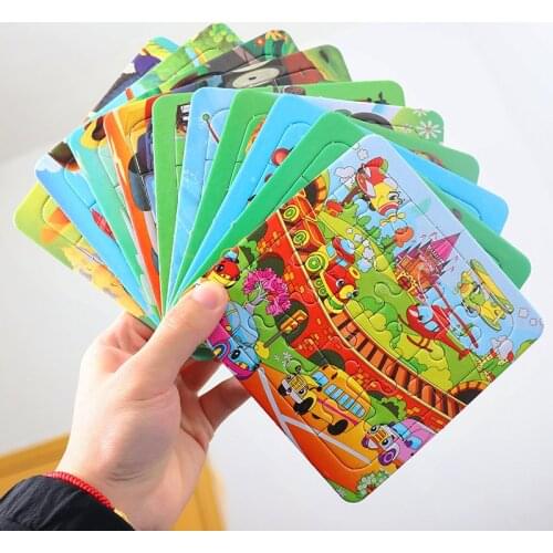 Childrens educational toys childrens intelligence plane Puzzle Childrens kindergarten paper puzzle students prize small gift