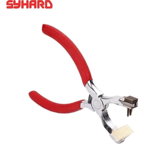 Leather Belt Hole Punch Plier Eyelet Puncher Machine Household Leathercraft Rhombus And Diagonal