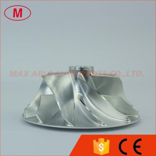 HE221W 4040574 43.45/61.00mm 6+6 blades Point milling turbo milling/aluminum 2618/billet compressor wheel for HMFP Various /QSB