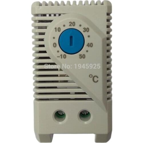 KTS011 NO Normally Open (-10~+50 Degree) Adjustable Temperature Controller Thermostat