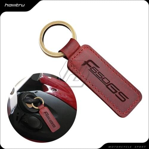 Motorcycle Keychain Motocross Cowhide Key Ring Fits for BMW Motorrad F800R