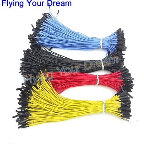 Dupont Cable 20cm Soft Silicon wire 24AWG 1Pin Female to Female Jumper Wire 12pcs/lot