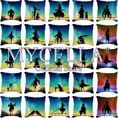 Cartoon Pillow Covers Polyester 45X45CM Throw Pillows Cover Modern Fashion Livingroom Sofa Bed Cushions Case Home Decoration