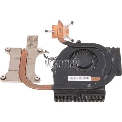 Nokotion 04X4156 for lenovo thinkpad E431 E531 E440 E540 laptop CPU gpu Cooler cooling heatsin with fan