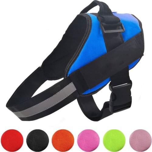 Dog Harness Personalized Reflective Breathable Adjustable Pet HarnessLeash For Small Large Dog Vest Outdoor Walking Dog Supplies