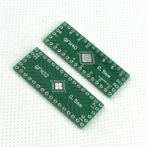 QFN32 QFN40 to DIP32 pin Adapter socket test experiment board 0.5MM PCB
