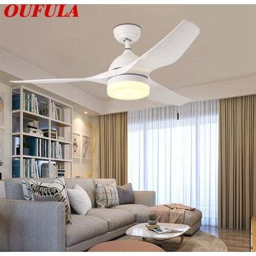 AOSONG Modern Ceiling Fan Lights Lamps With Remote Control Fan Lighting Suitable For Dining Room Bedroom