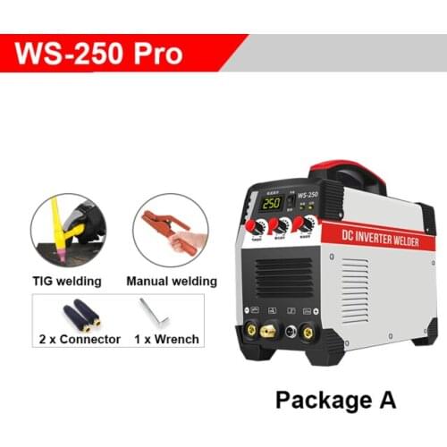 2 In 1 ARC TIG IGBT Inverter Arc Electric Welding Machine 220V 250A MMA Welder for Welding Working Electric Working Power Tools